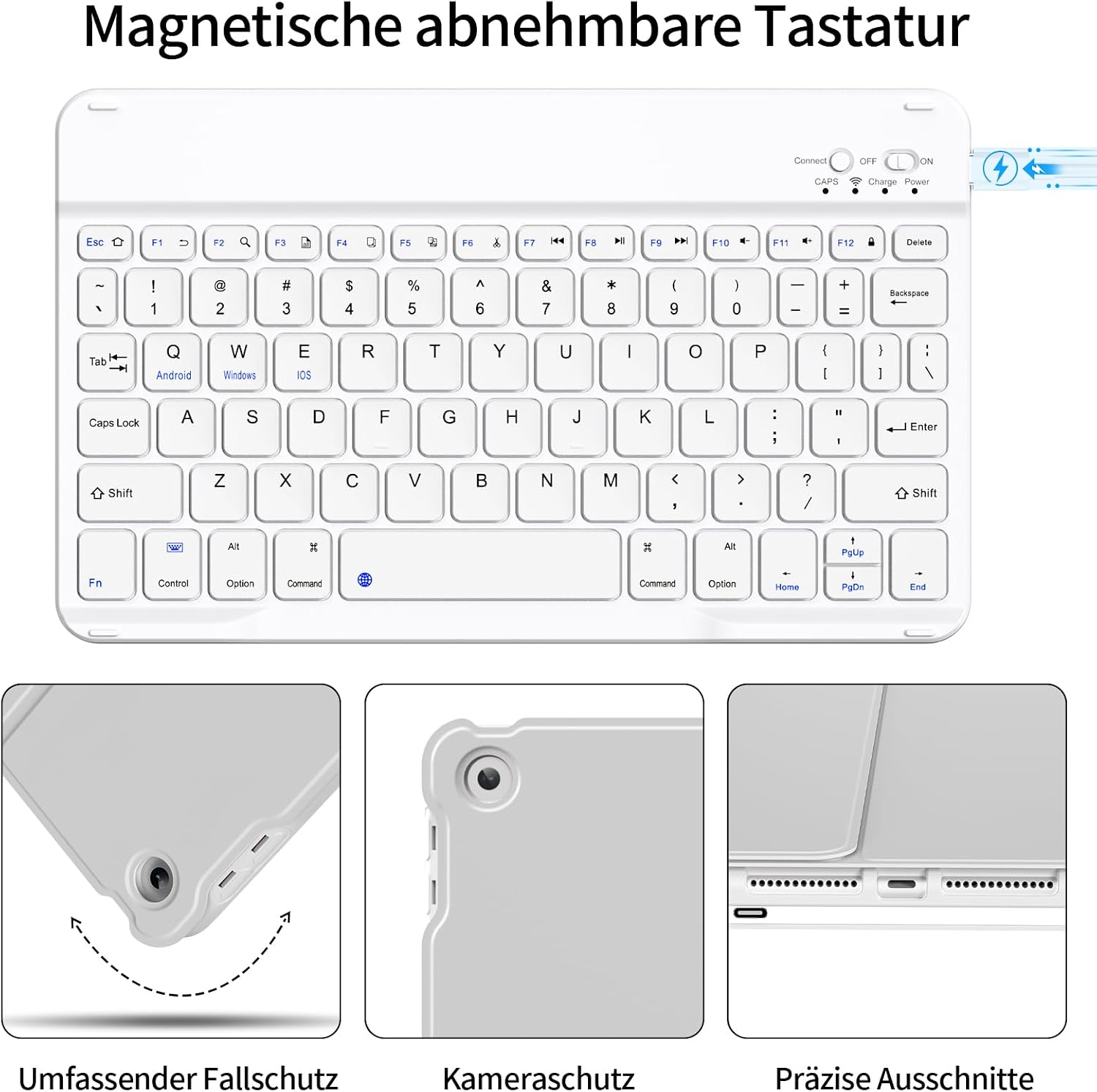 Detalle 1 de zoyu Tastaturhülle iPad 10,2