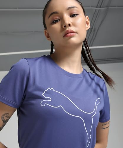 Thumbnail 2 de PUMA W TAD Essential Logo tee Camiseta unisex Blue Crystal
