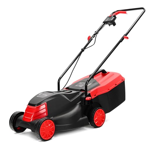 LEHMANN Tagliaerba Elettrico 1200 W, 32 cm, 25 L, altezza 25–65 mm, fino a 500 m²