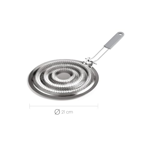 Thumbnail 1 de IBILI Difusor para gas de acero estañado, 21 cm – distribución uniforme del calor