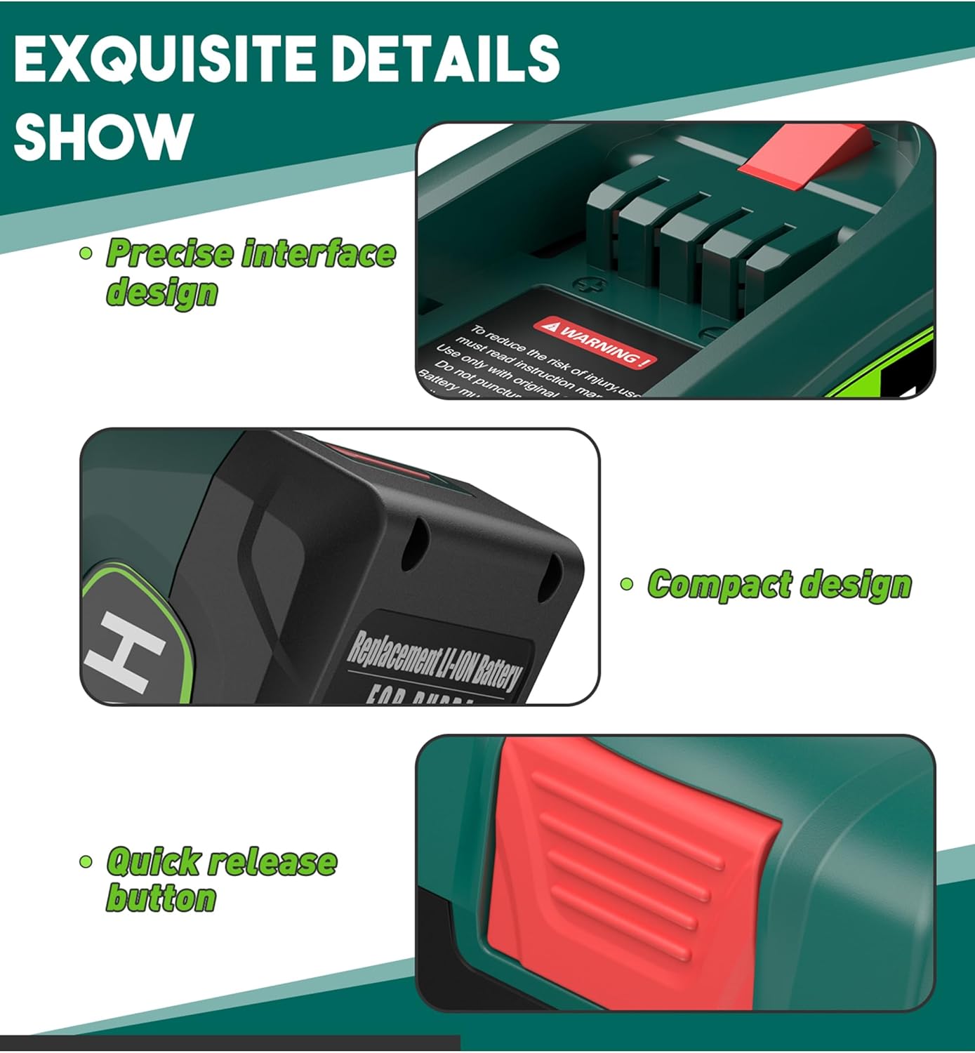 Thumbnail 3 de 18V 5,0Ah Ersatzakku (5.000 mAh) für Bosch PBA/PSB/PSR & GLORIA – 2er-Set