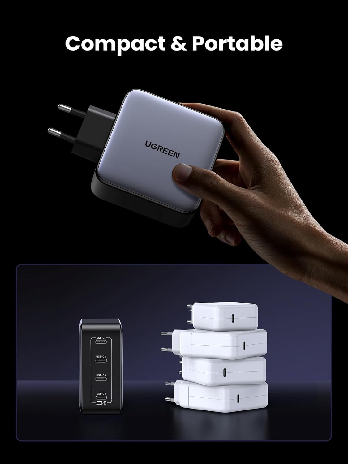 Thumbnail 4 de UGREEN Nexode 100W chargeur USB-C rapide