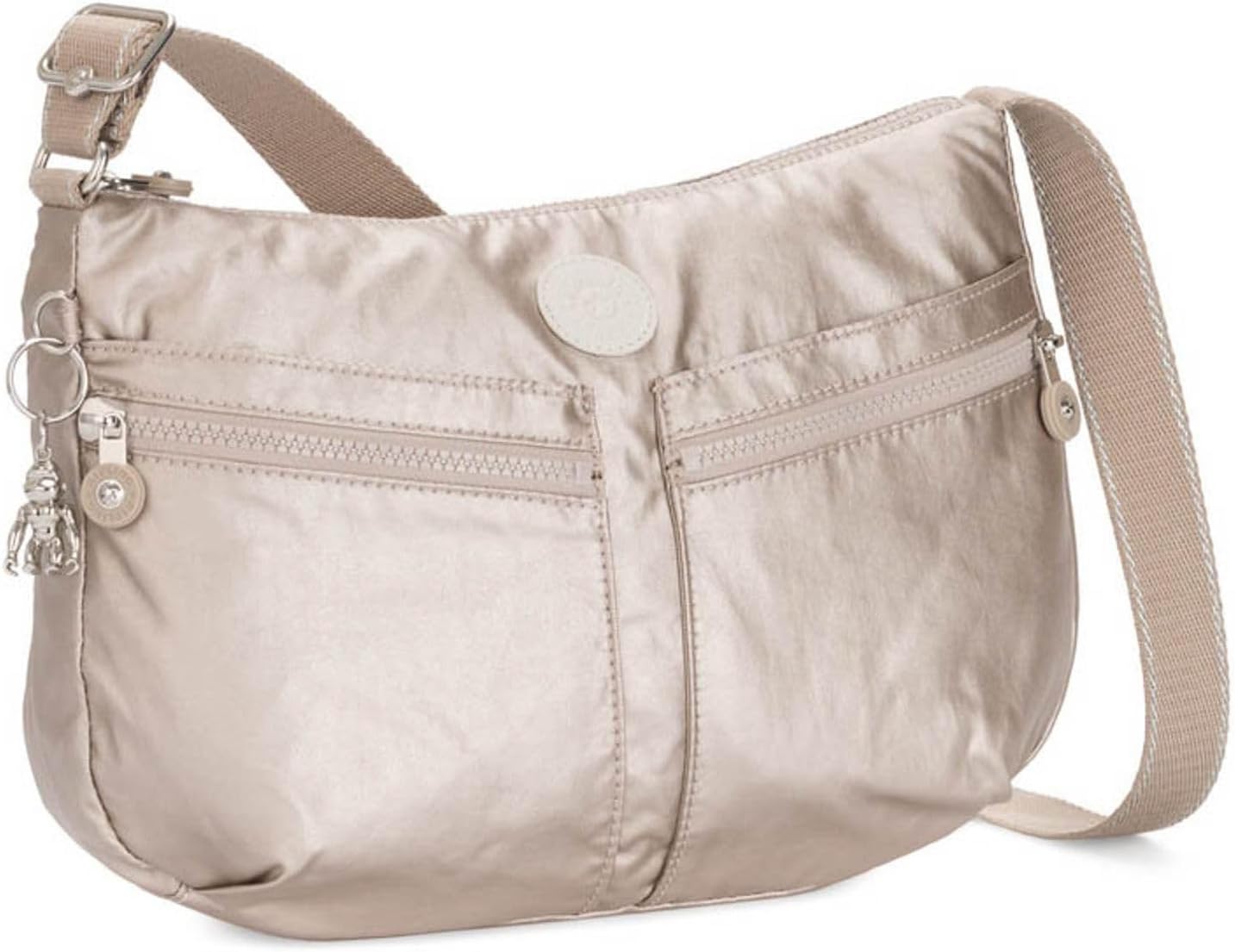 Thumbnail 2 de Kipling Izellah Bandolera Mediana Metallic Glow ✨ Plata