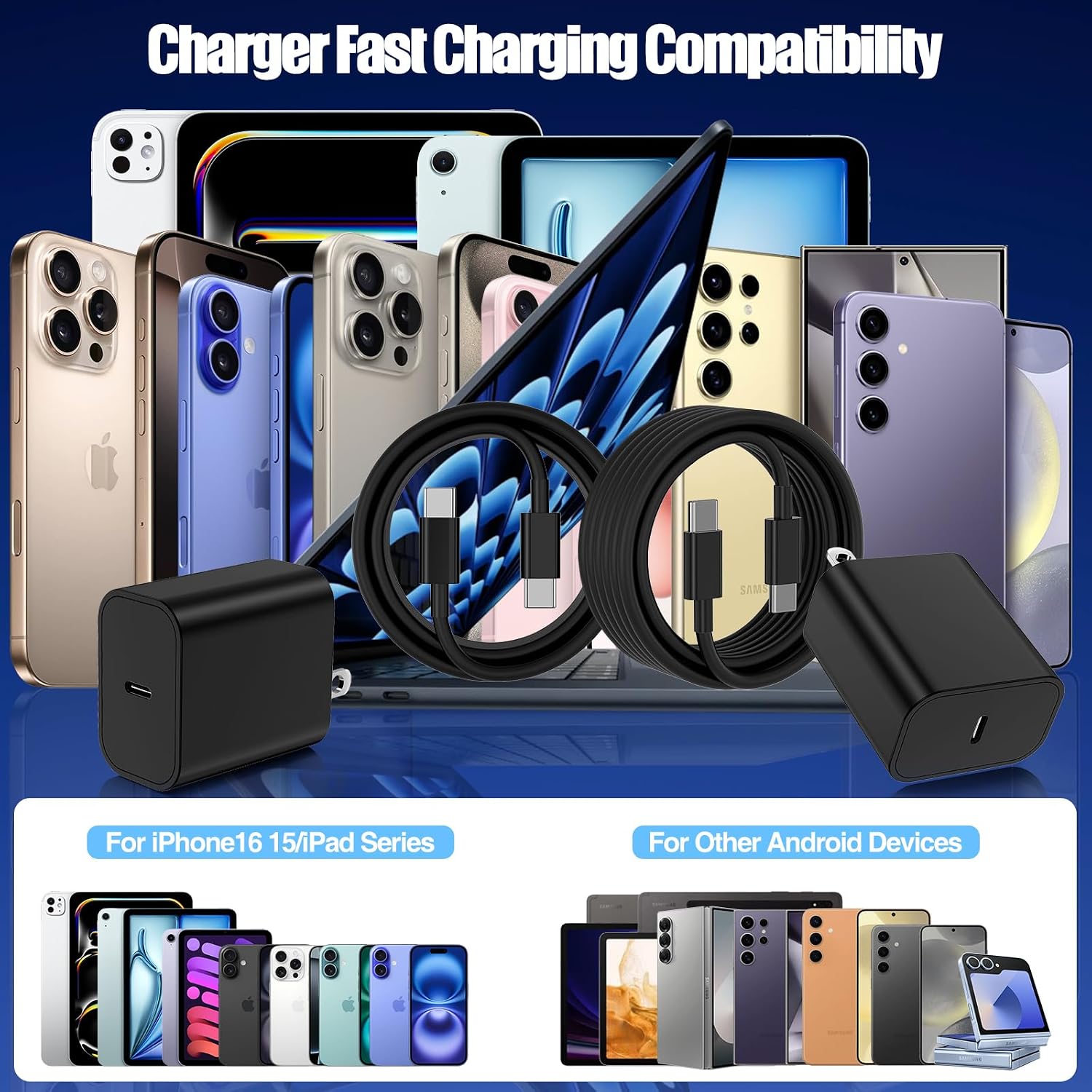 Thumbnail 6 de 45W Super Fast Type-C Charger (USB-C to USB-C) for Samsung Galaxy S25/S24/S23 Ultra & iPhone Pro Models
