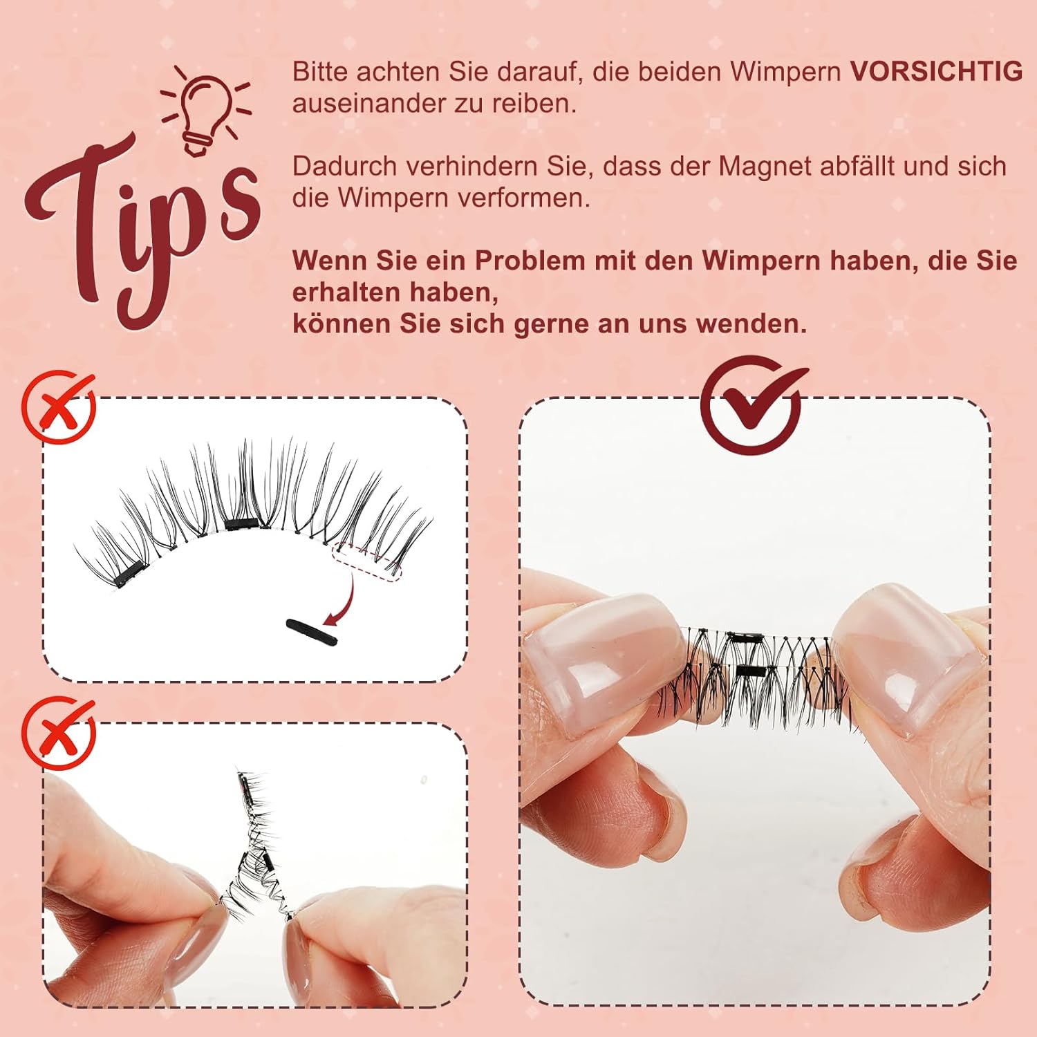 Thumbnail 4 de Higu clace magnetische Wimpern (ohne Eyeliner, Magnet Wimpern Set) inkl. Applikator