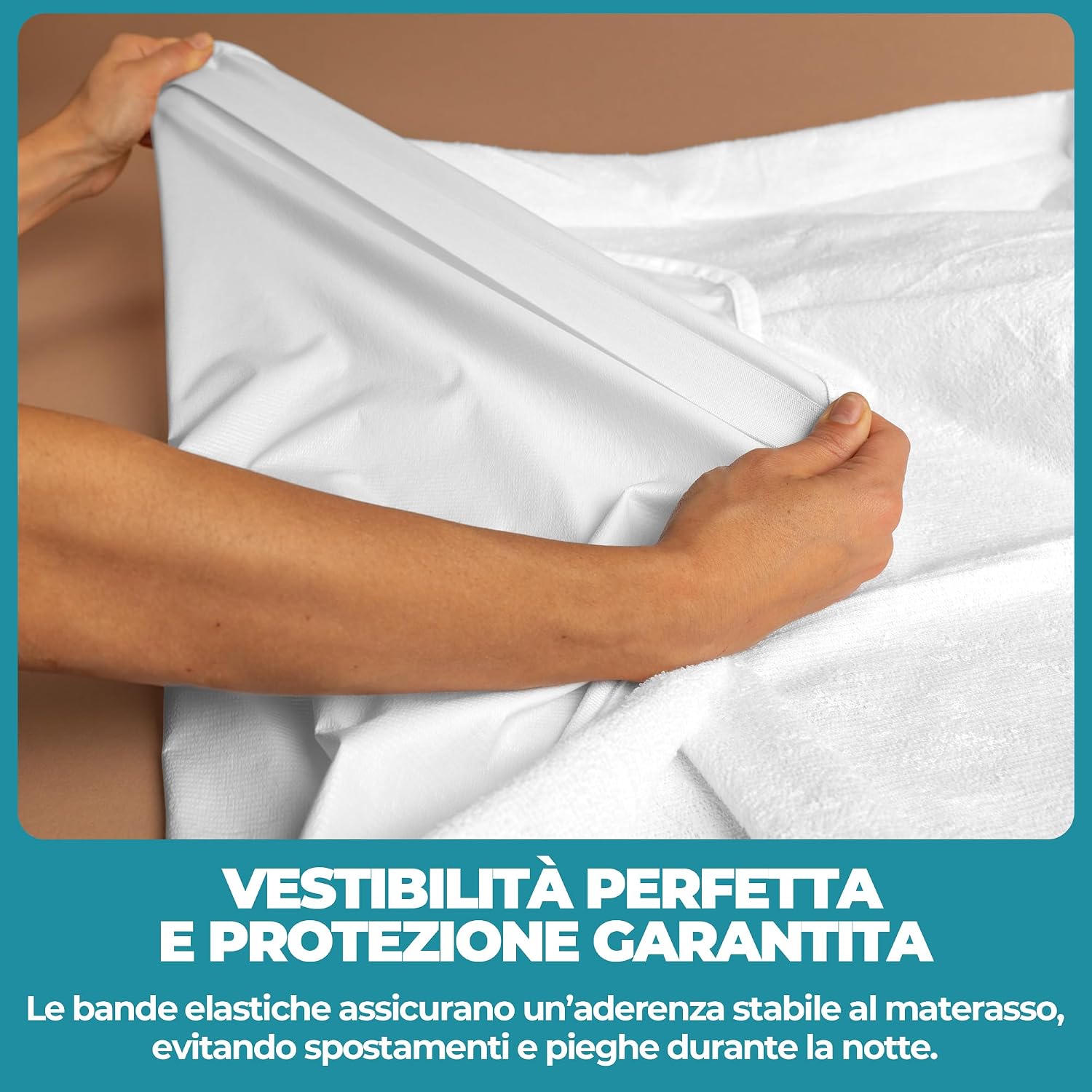 Thumbnail 4 de Coprimaterasso Singolo 90x200 cm impermeabile in cotone