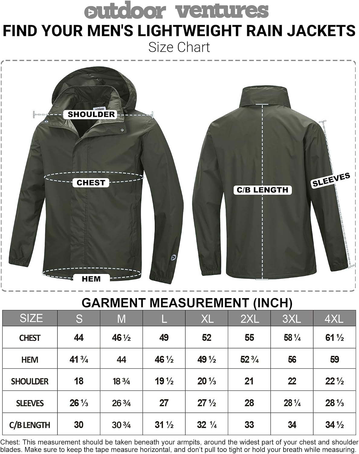 Thumbnail 5 de Outdoor Ventures Packable Rain Jacket