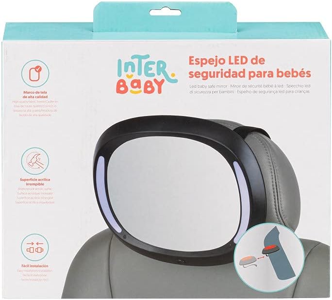Thumbnail 6 de Siège arrière miroir sécurité bébé LED