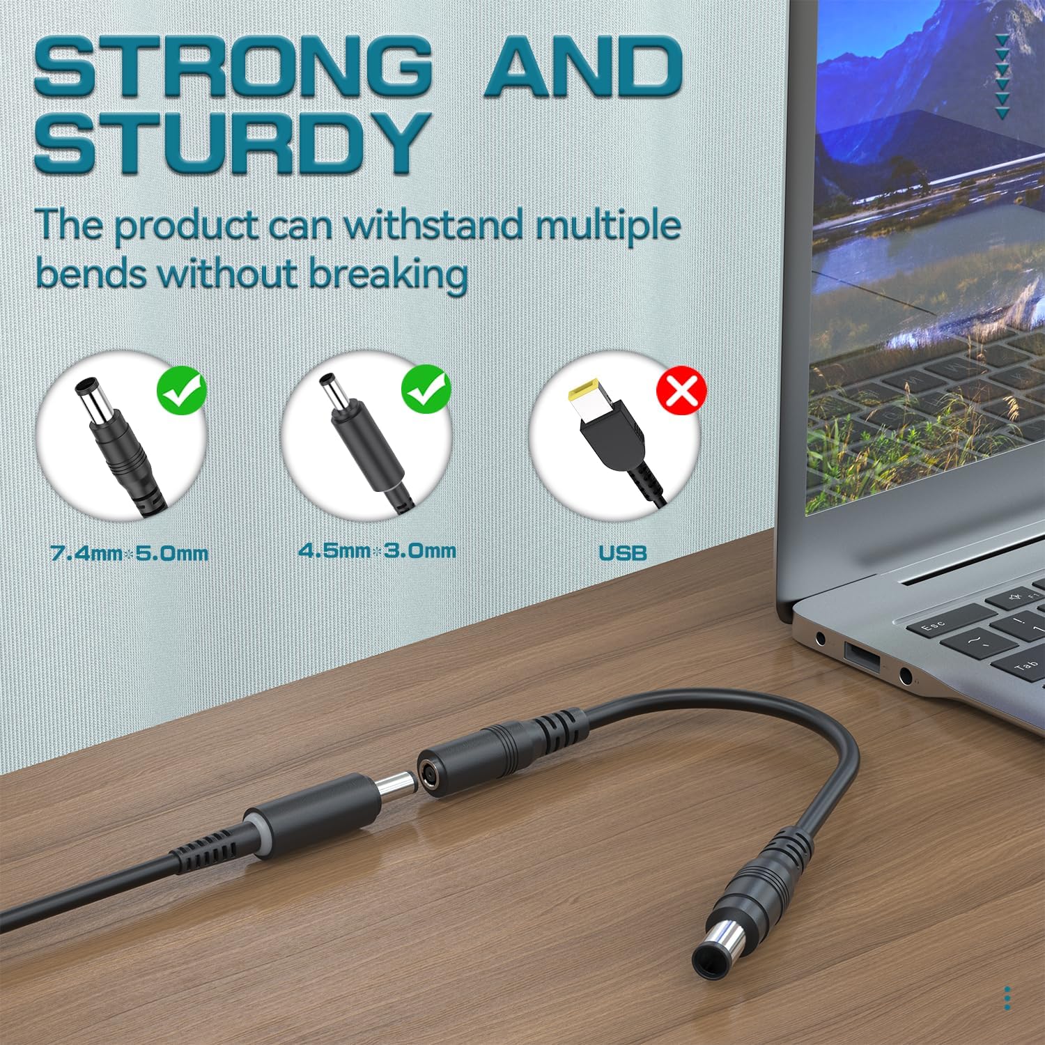 Detalle 2 de 90W AC Adapter Charger for Dell Latitude
