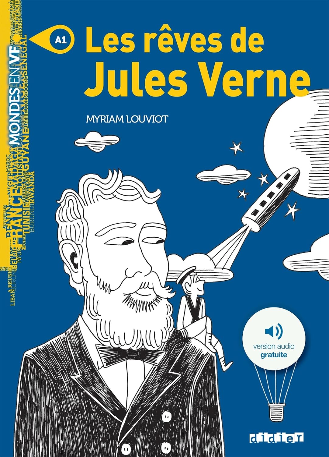 Detalle de Mondes en VF – Les rêves de Jules Verne, A1-bok med ljud