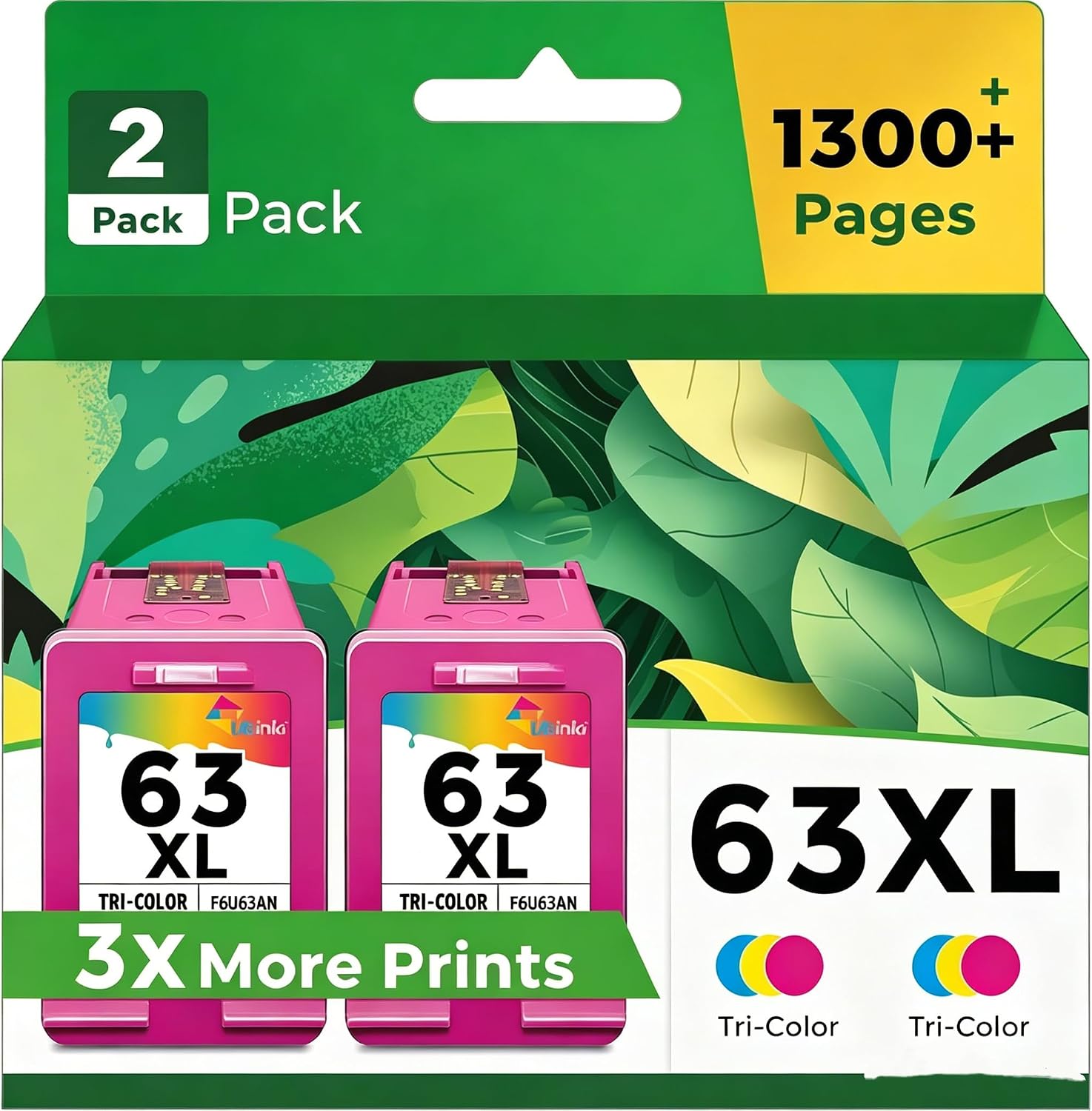 Detalle de 63XL Tri-Color Ink Cartridge Replacement