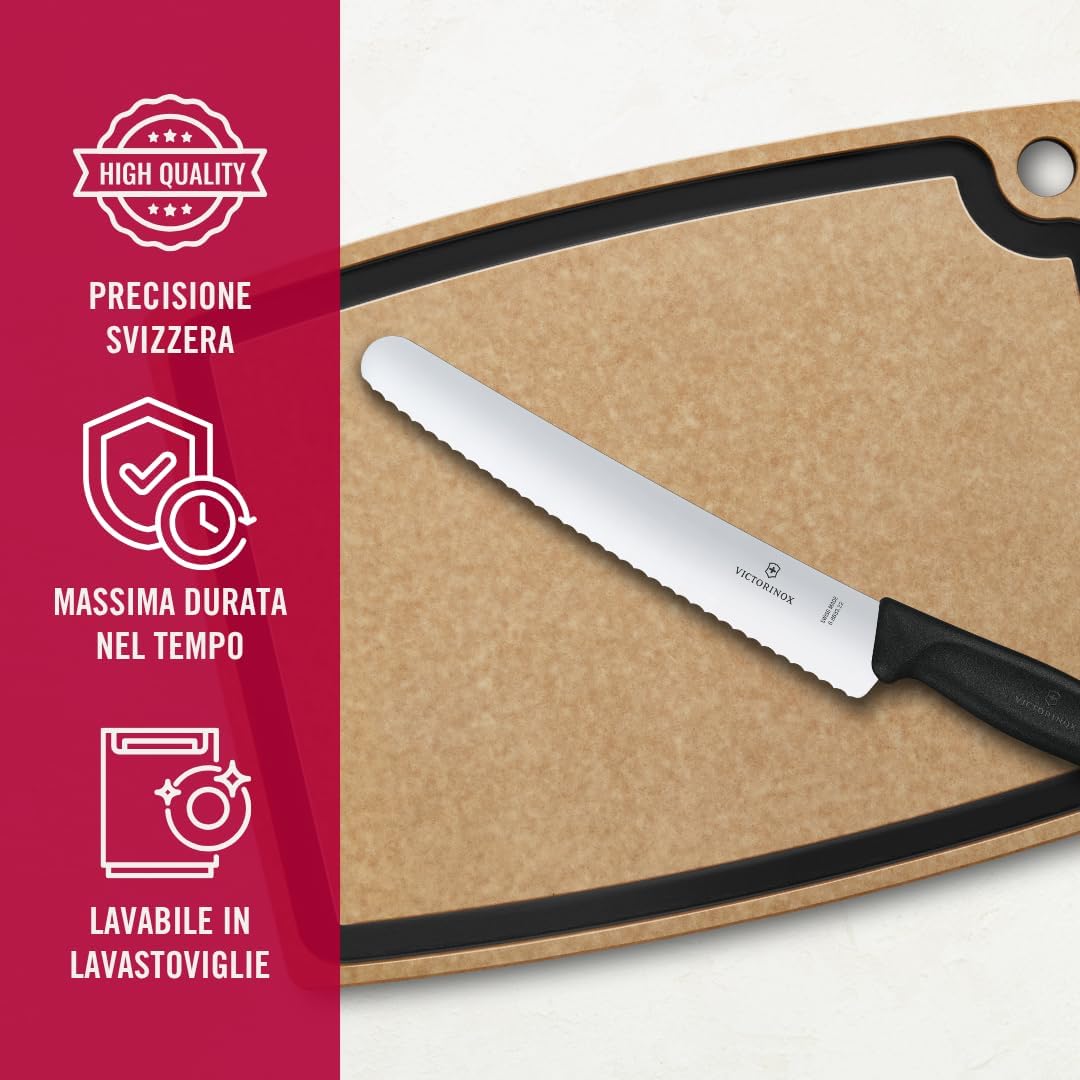Detalle 2 de Victorinox Swiss Classic coltello da pane lama seghettata in acciaio 🍴