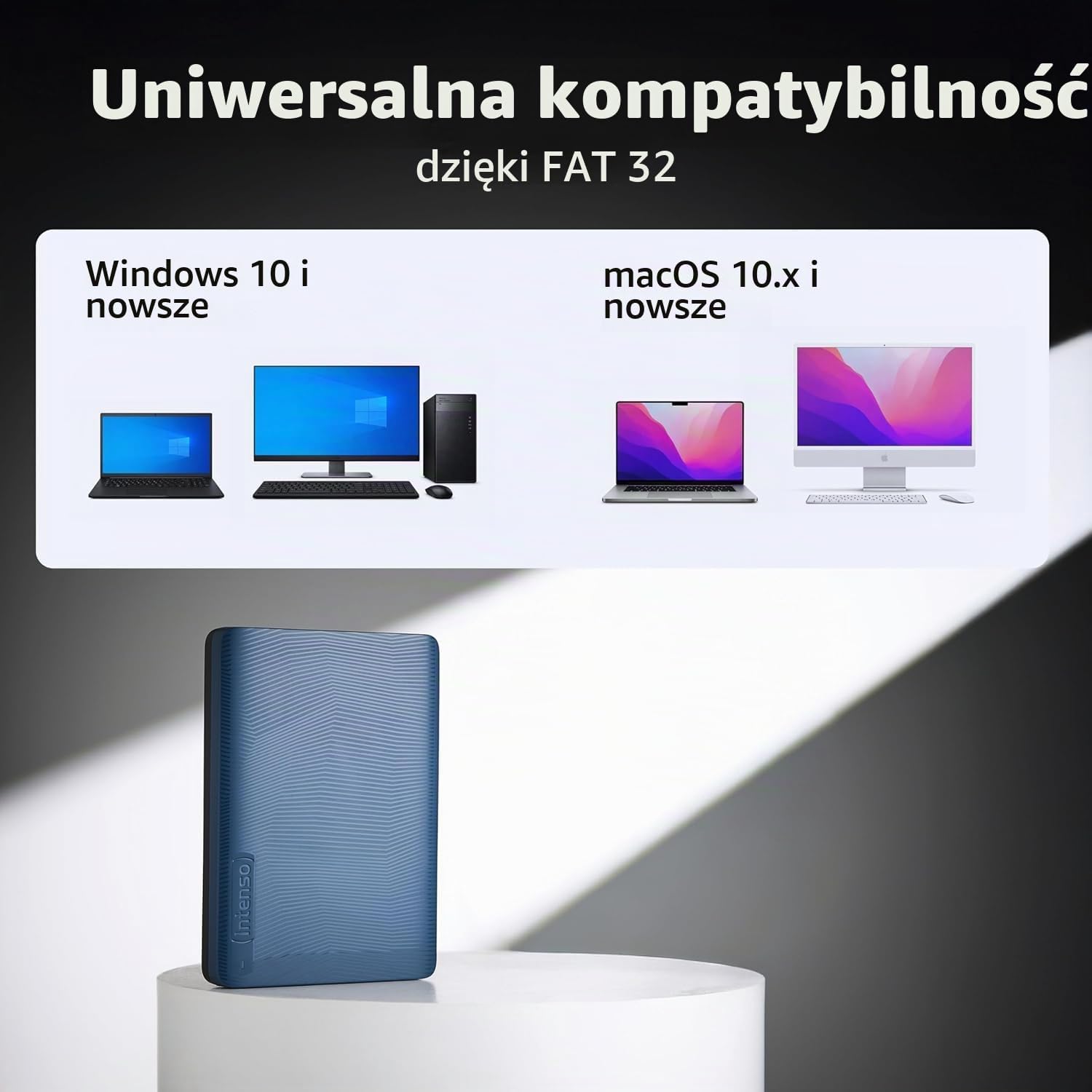 Detalle 2 de Intenso Memory Safe 2 TB – przenośny dysk zewnętrzny 2,5 cala, USB 3.2 Gen 1
