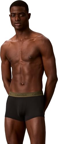 Detalle 2 de Calvin Klein Lv00nb4409, lot de 3 boxers trunk taille basse, M