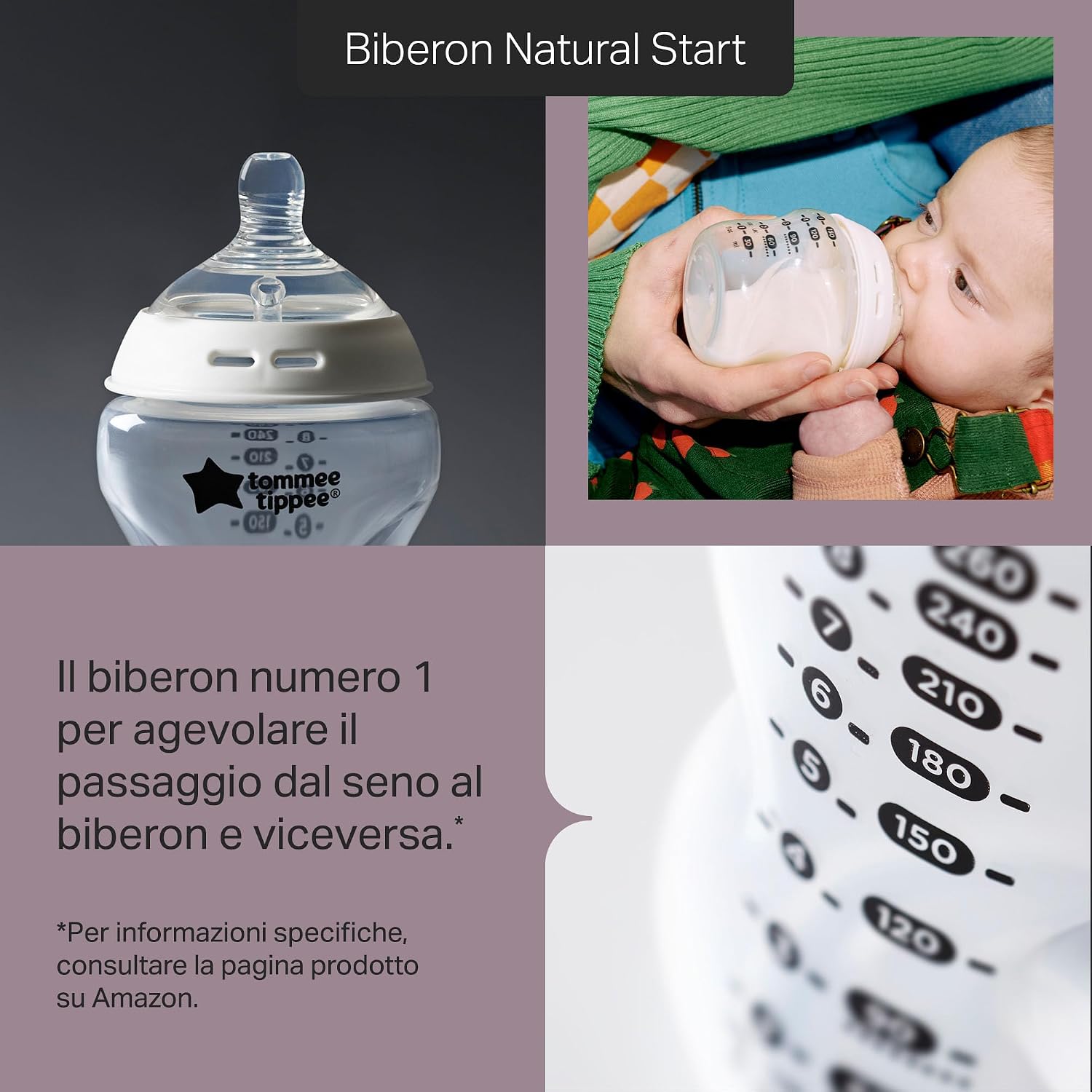 Detalle de Tommee Tippee Starter Set biberon 150 ml