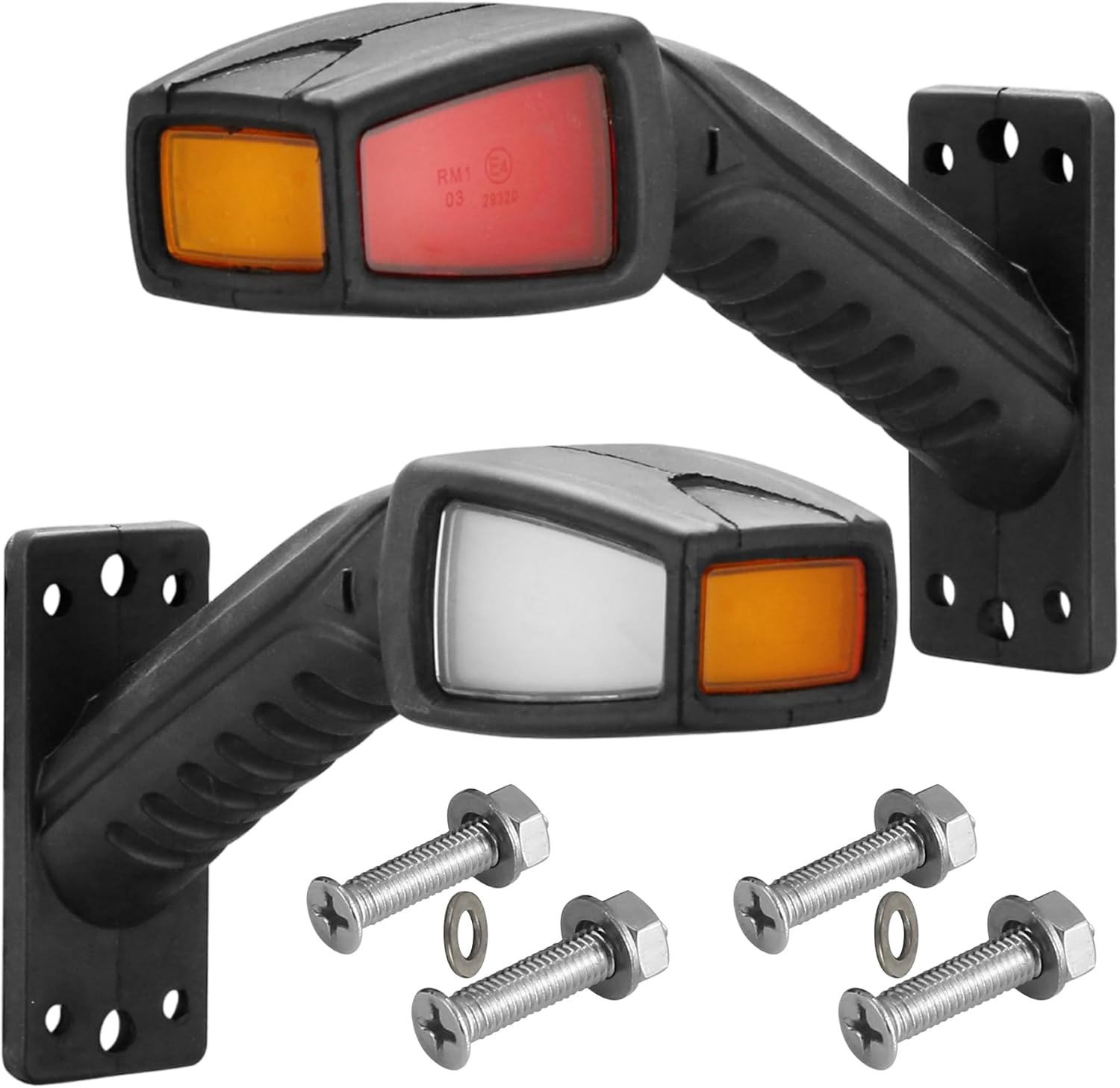 Detalle de DARKGUARD Left & Right LED Side Marker Lights – 12V/24V, IP67, ECE Approved