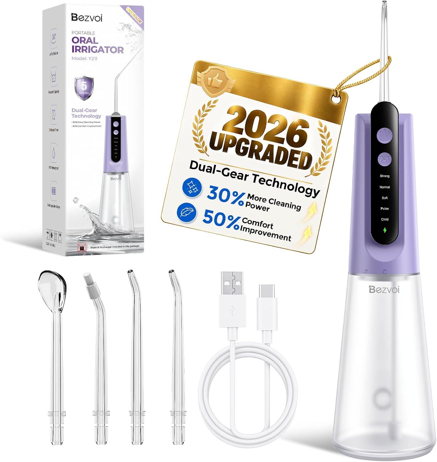 Detalle de Bezvoi Water Flosser 270 mL Tank