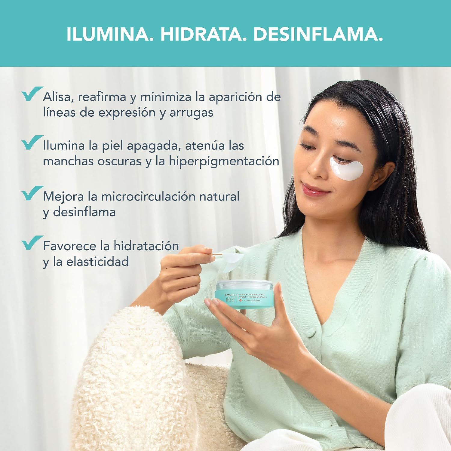 Detalle 2 de FOREO IRIS Parches Ojos 60 unidades