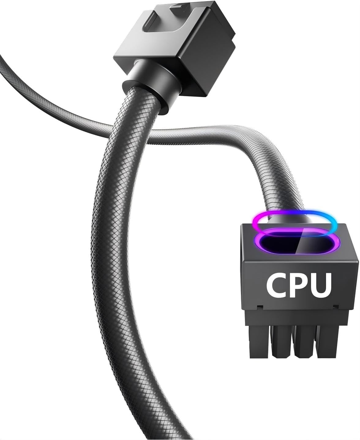 Detalle de AsiaHorse Hydrus 8-Pin CPU Verlängerungskabel 30 cm