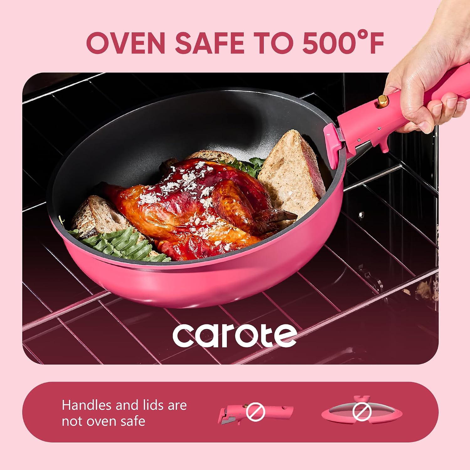 Thumbnail 6 de CAROTE 15pcs nonstick cookware set