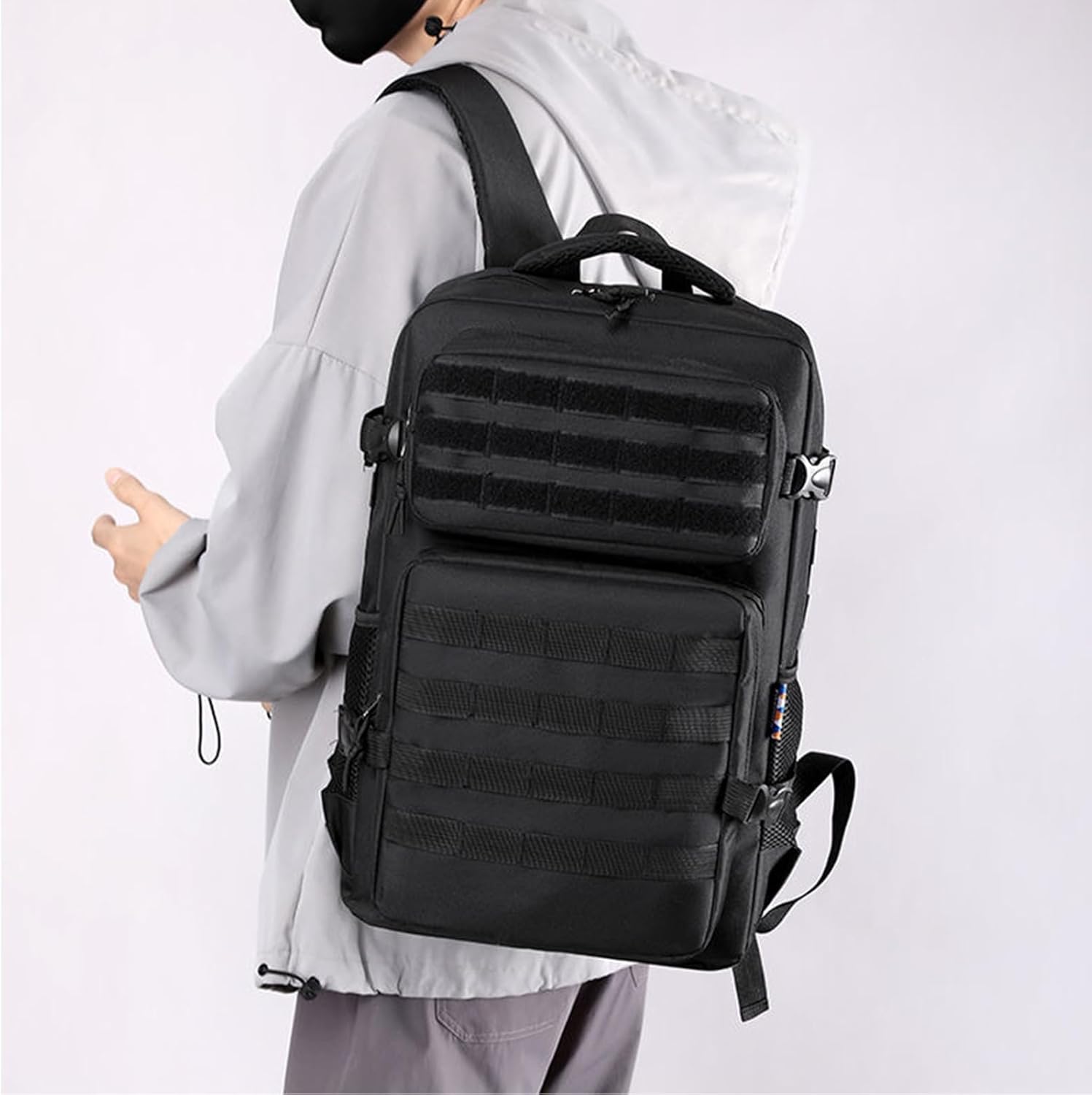 Thumbnail 6 de Lesbyit 36L Waterproof Hiking Backpack – 600D Oxford, breathable comfort with rain cover and multiple pockets