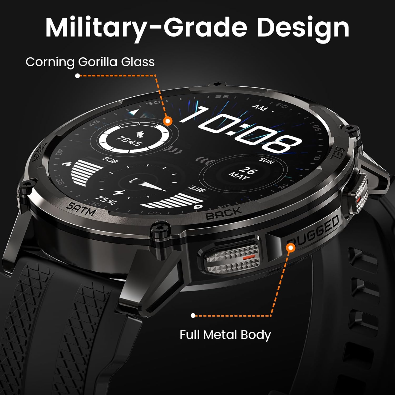 Thumbnail 3 de KOSPET TANK T4C GPS smartwatch, 1.5” AMOLED