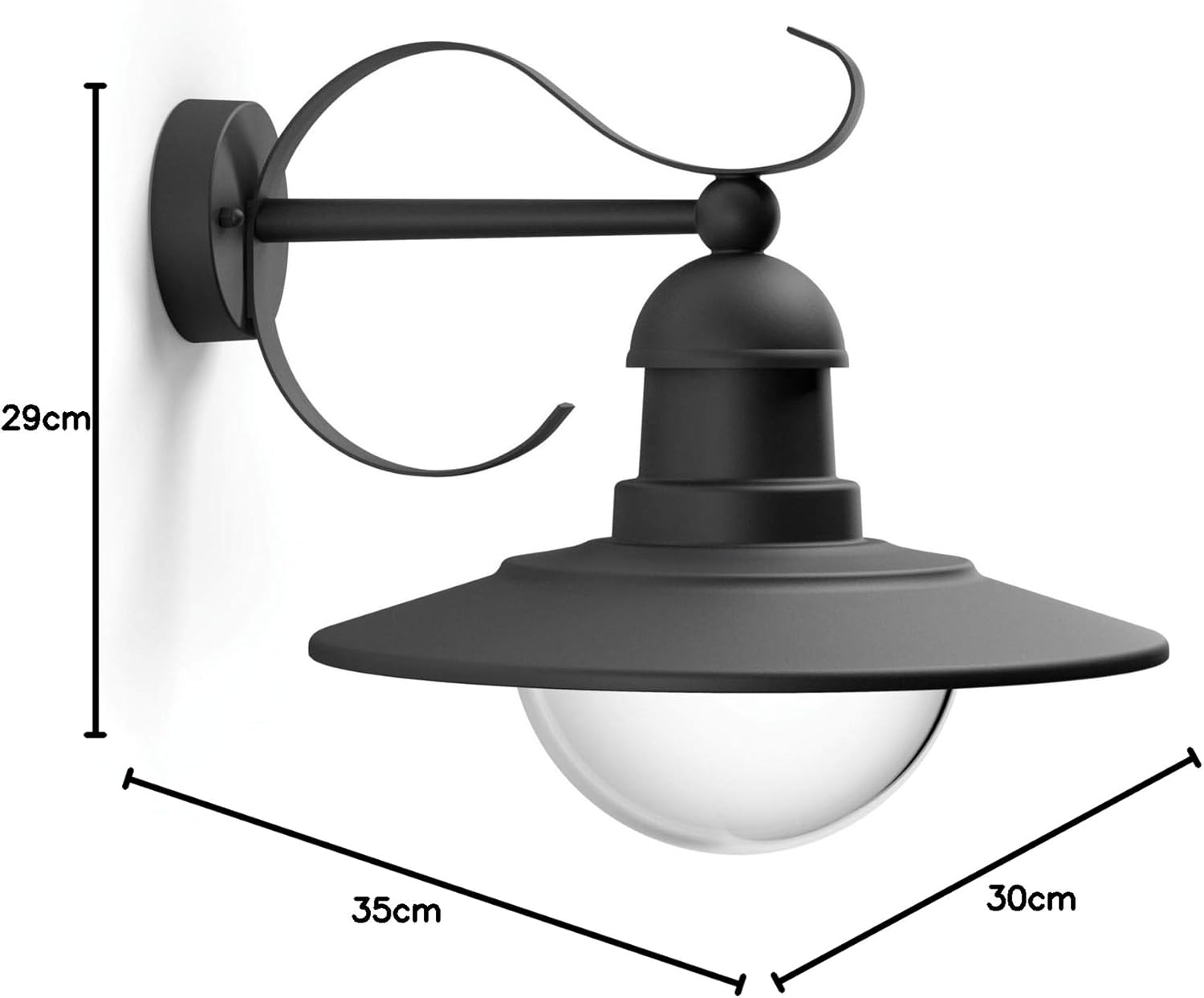 Thumbnail 5 de Philips LED Topiary Lampada da Parete Nero