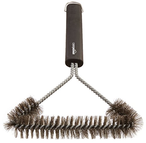 Thumbnail 2 de Amazon Basics Brosse de nettoyage triangulaire pour grille de barbecue 30,5 cm – noir