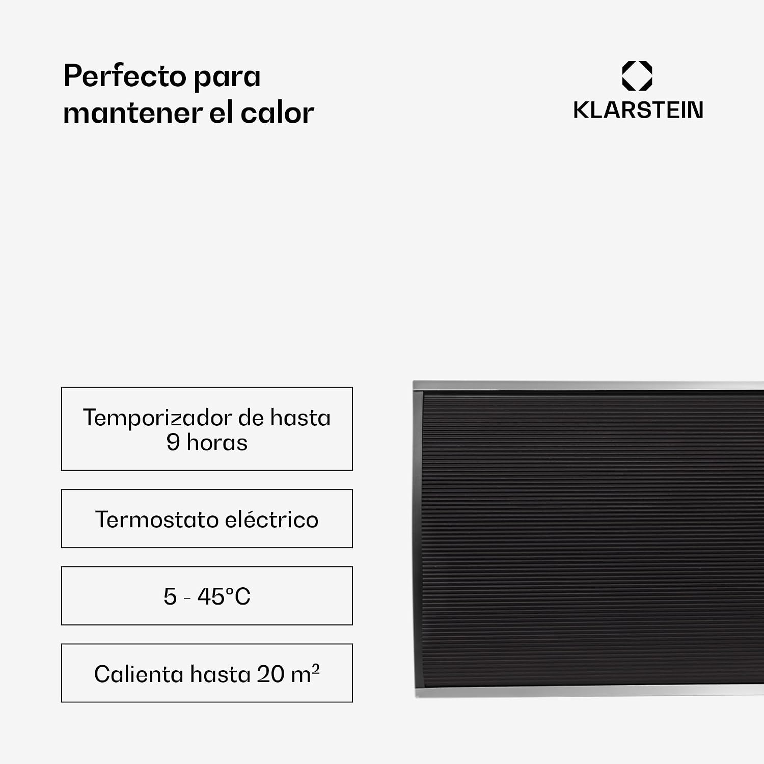 Detalle 1 de Blumfeldt CosmicBeam Ultra ⚡ Radiador Infrarrojo 2200W con Control