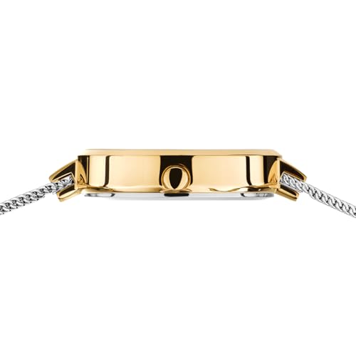 Detalle de BERING Montre à mouvement à quartz pour femme – Collection Solar, acier inoxydable et verre saphir 14631-024