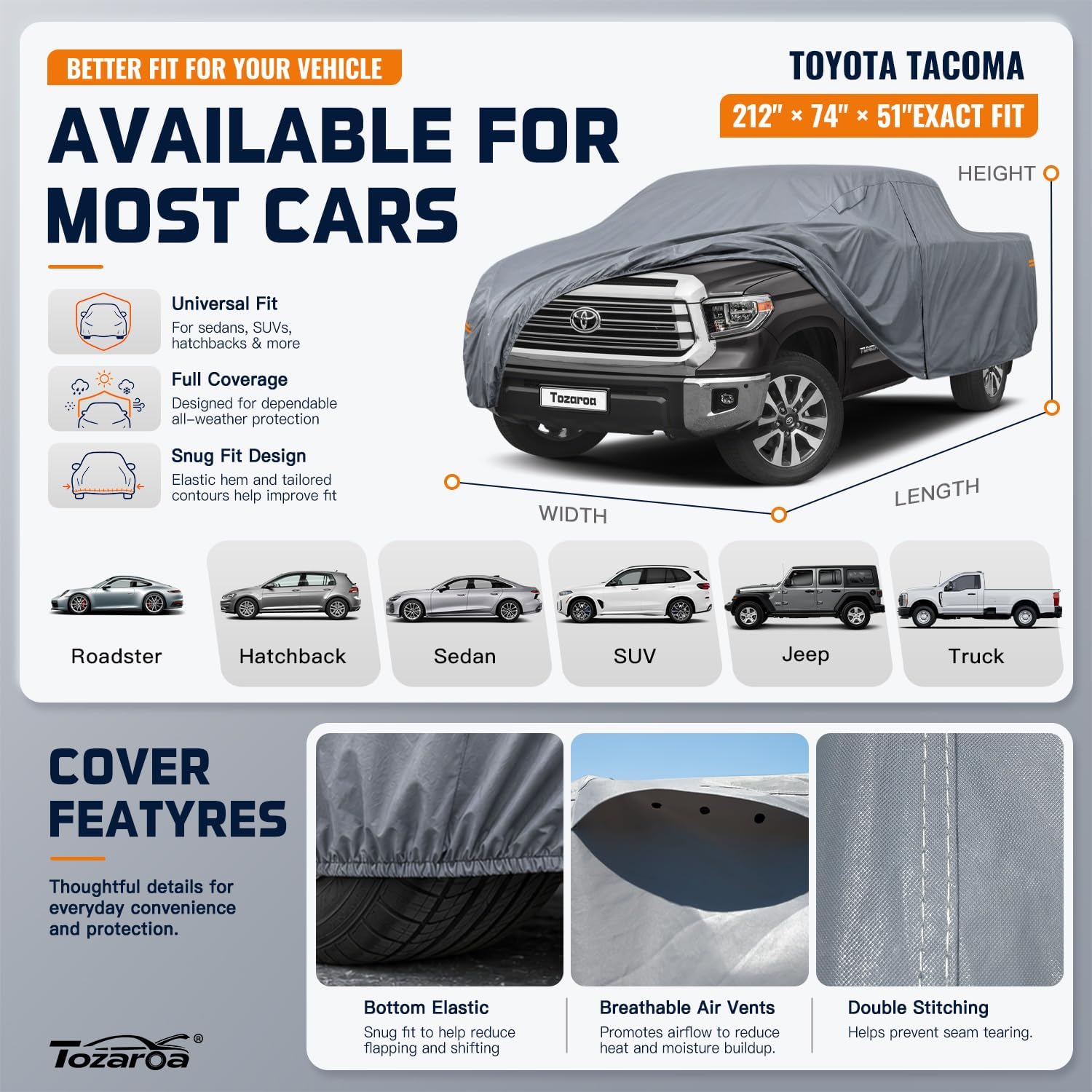 Detalle de Tozaroa Truck Cover T3