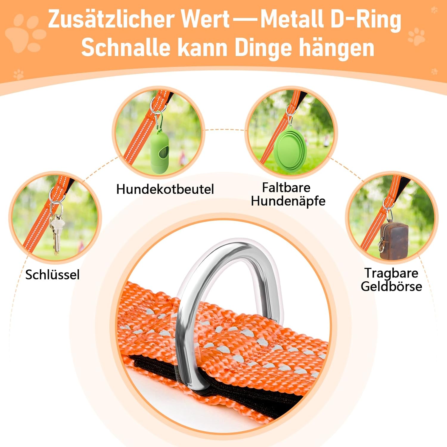 Thumbnail 4 de X XBEN Schleppleine 10M für Hunde 📏