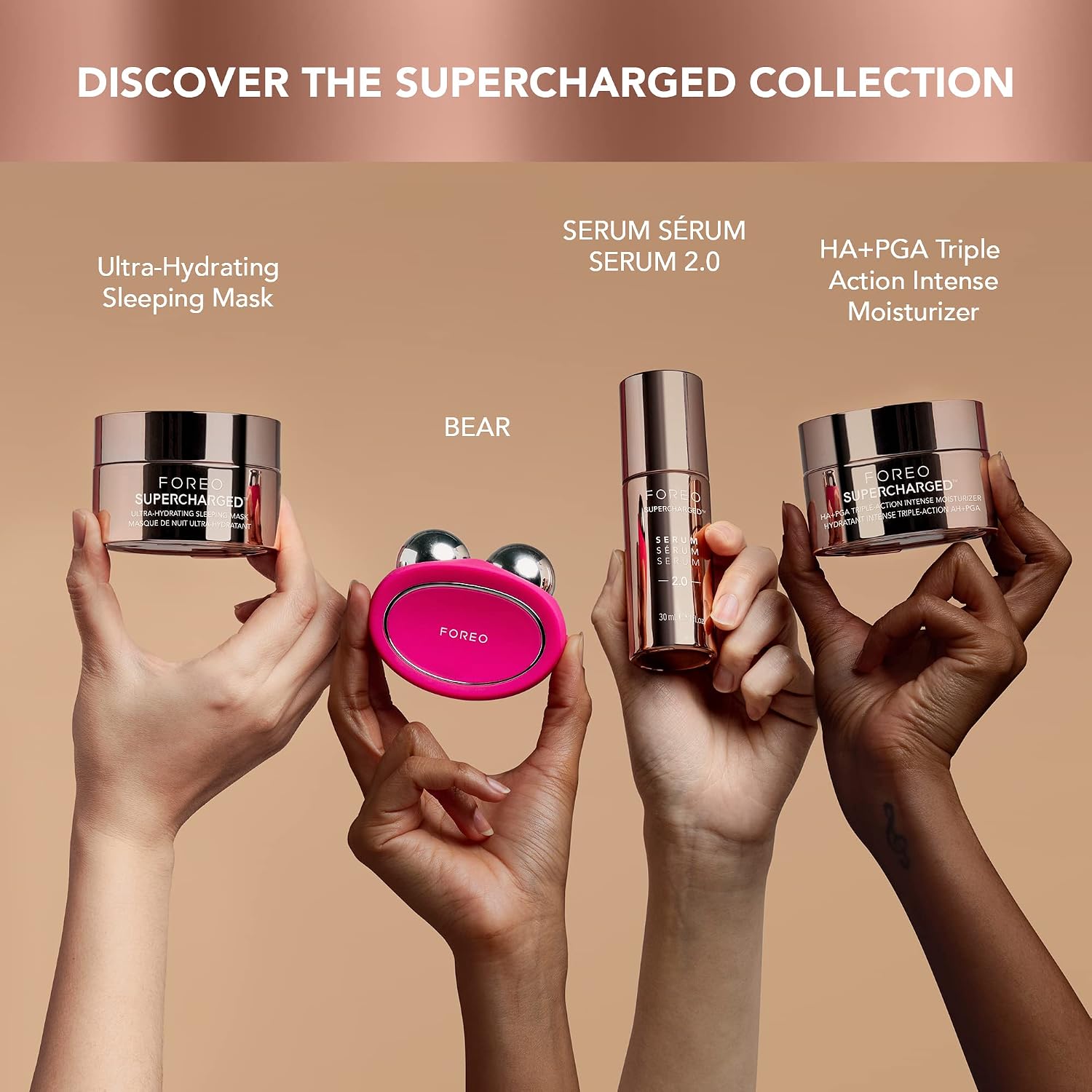 Thumbnail 6 de FOREO SUPERCHARGED Nachtmaske – TiefenHydratation für das Gesicht (75 ml)