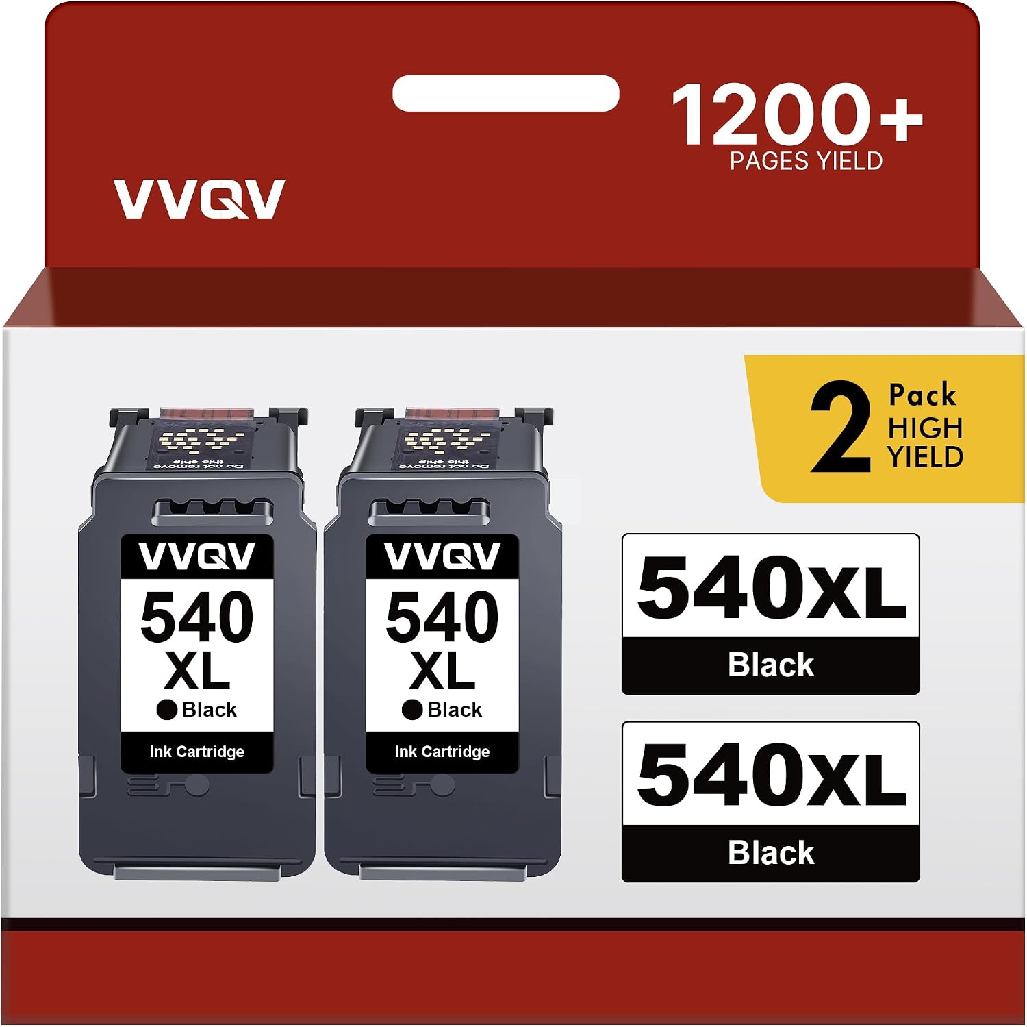 Detalle de VVQV PG-540 XL Schwarz Patronen Multipack