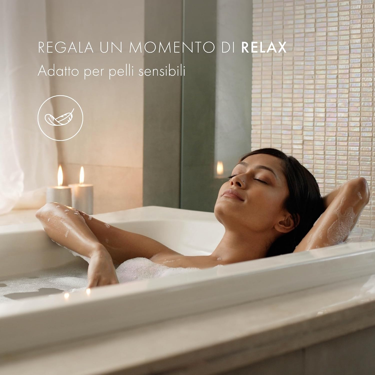 Detalle 2 de Satin Naturel Cofanetto 4 Bombe da Bagno BIO – Lusso Vegan per Lei, Regalo Benessere