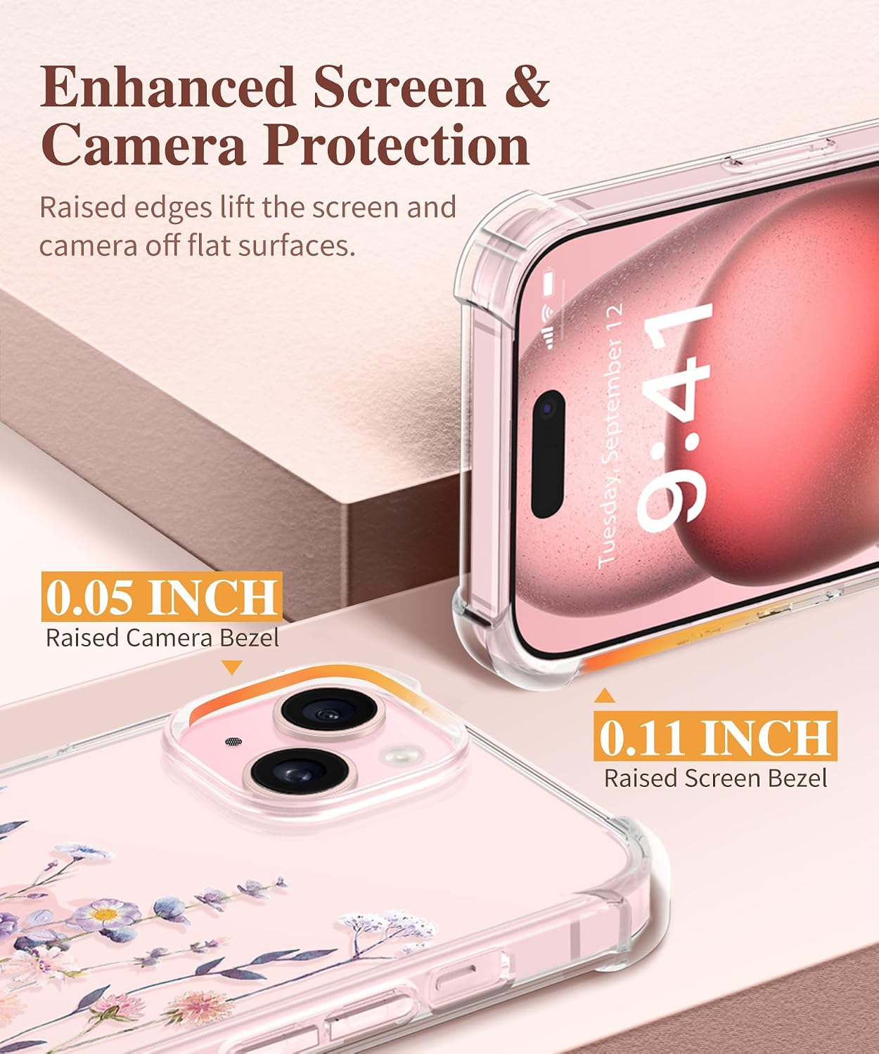 Thumbnail 4 de GVIEWIN iPhone 15 Case 6.1" 2023