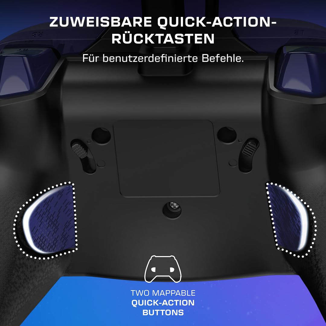 Detalle 2 de Turtle Beach Rematch Advanced Dark Cosmos – Lentikularer Controller für Xbox & PC