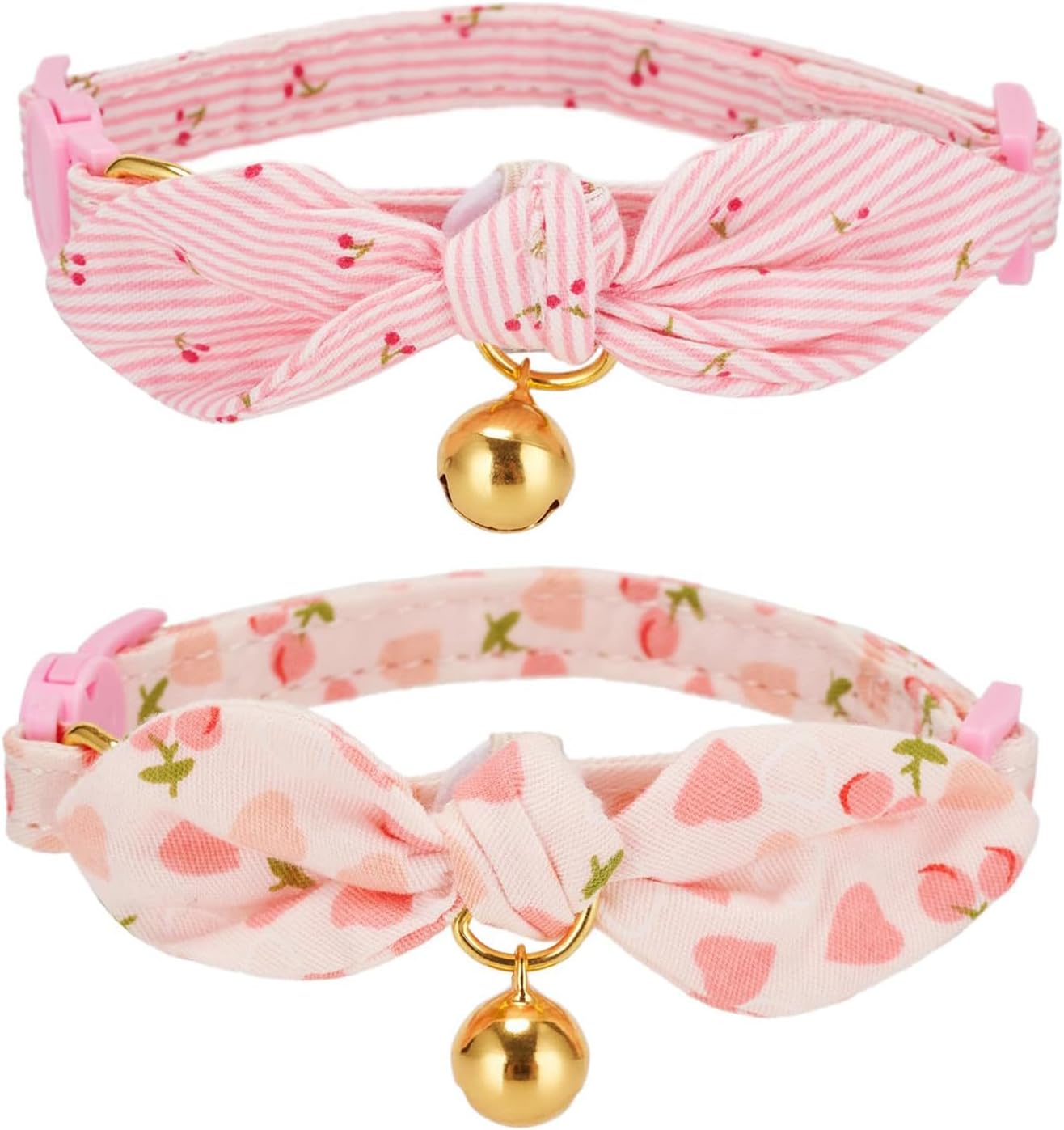 Thumbnail 1 de Petiry Cat Collars Pack of 2 with Bow Tie 🎀🐱