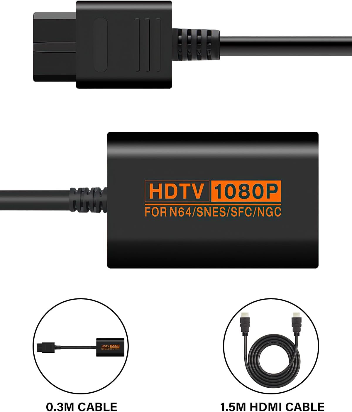 Thumbnail 1 de Sehawei N64 HDMI Konverter 1080P