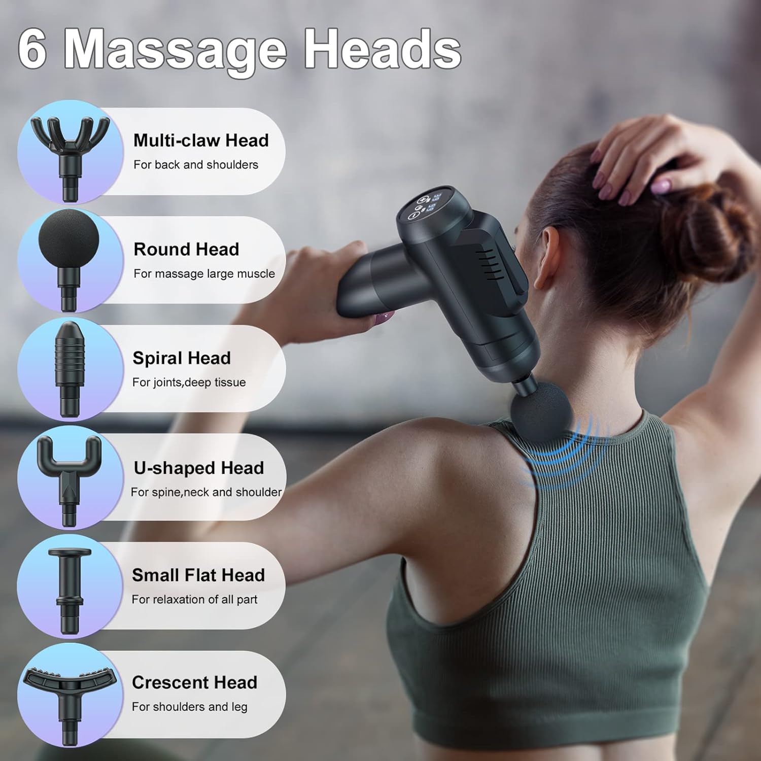 Thumbnail 4 de Massage Gun Deep Tissue 99-speed handheld massager 💆