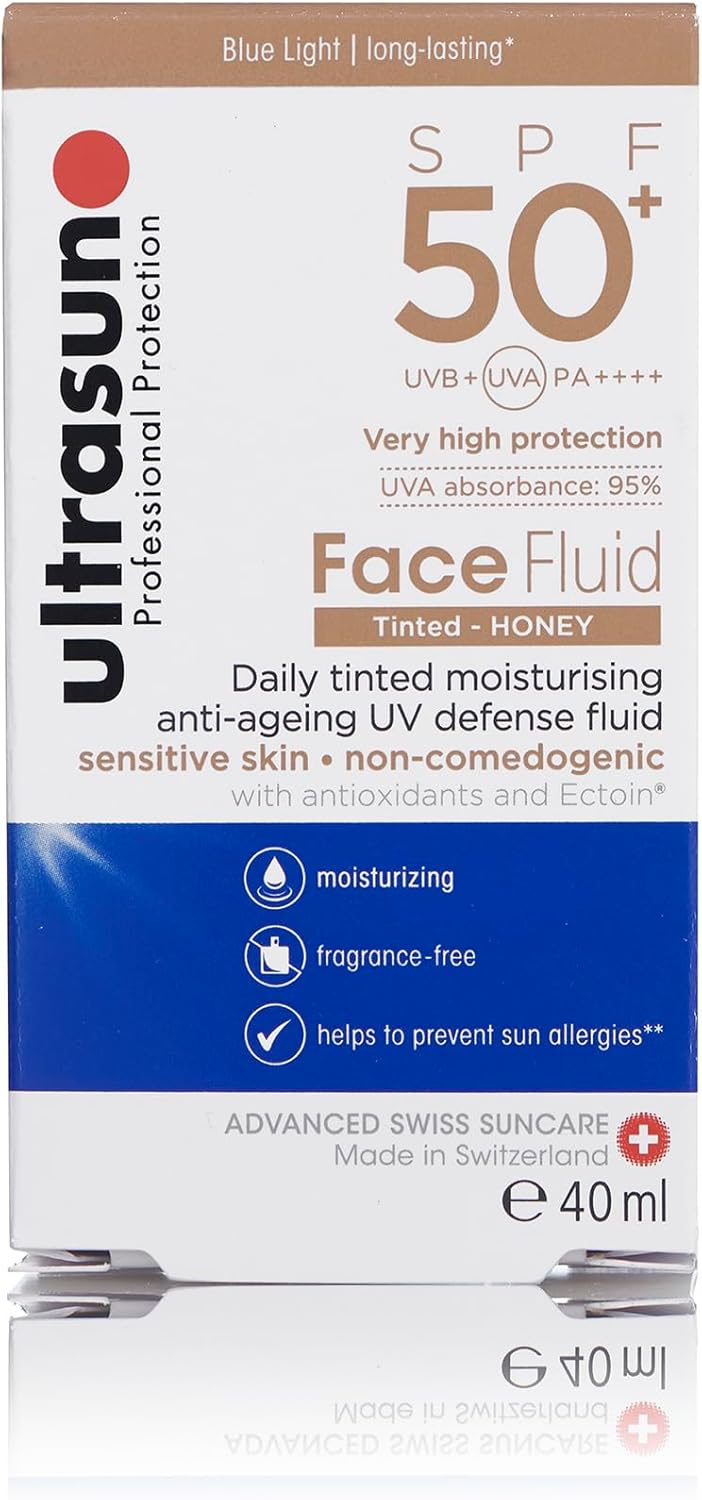 Thumbnail 1 de Ultrasun Face Fluid Tinted SPF50+ 40ml: Lightweight, high‑protection daily tint