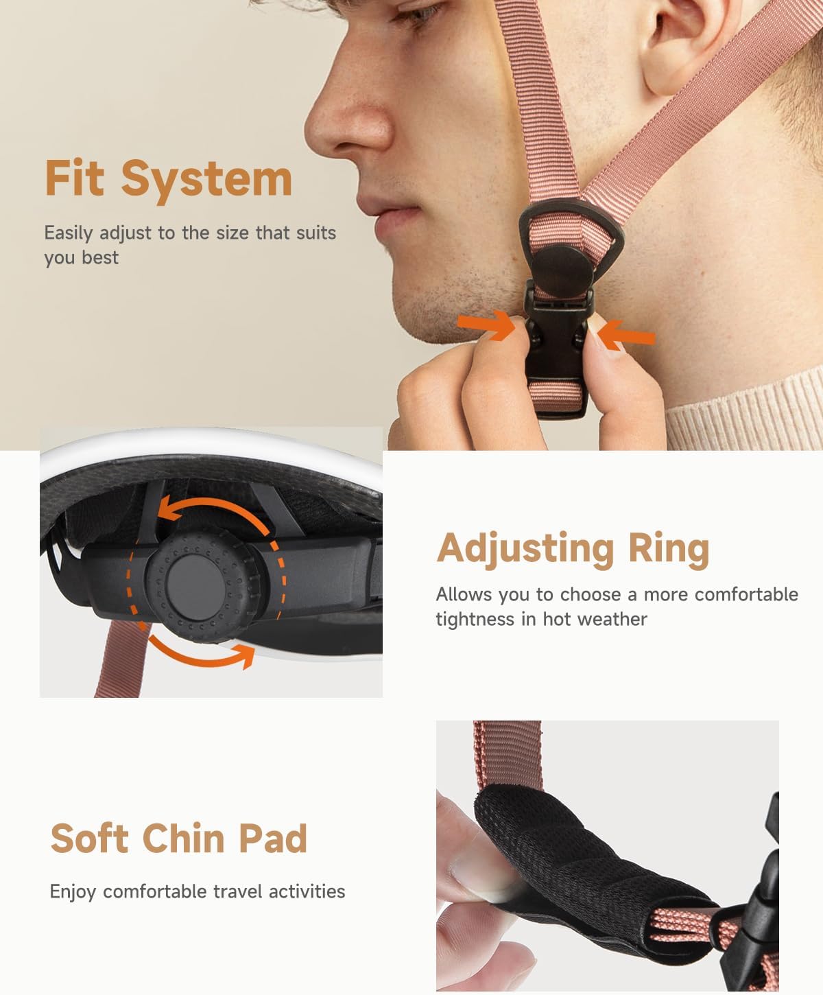 Thumbnail 4 de Findway Pro Adjustable Bike Helmet for Adults (ASTM/CPSC/CE Certified)