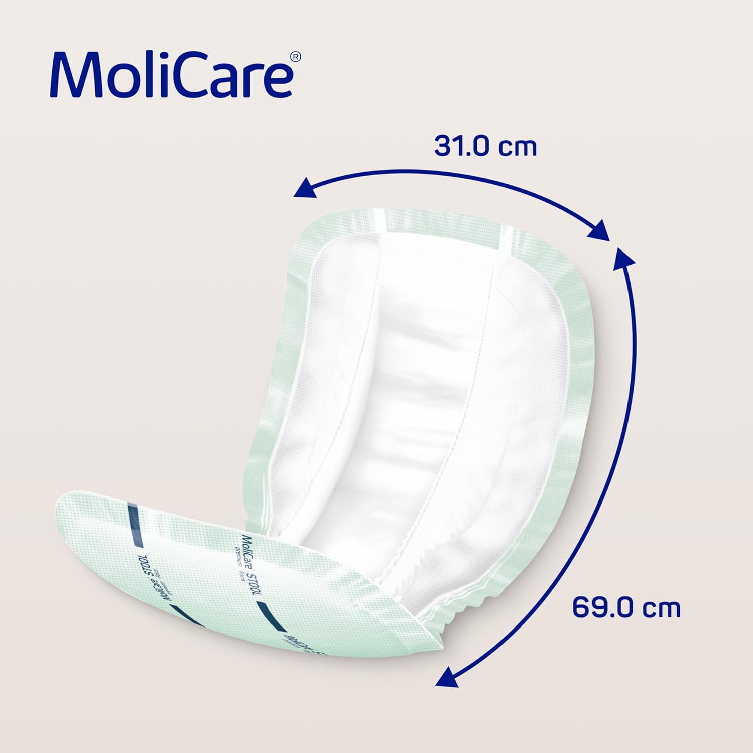 Detalle de MoliCare Premium Form Stool Unisex Large 32 pads 🩹