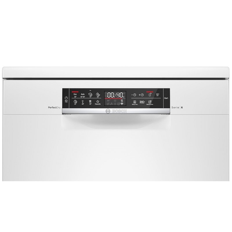 Detalle 2 de Bosch SMS6ZCW42E: Lavavajillas 14 cubiertos Blanco con PerfectDry y ActiveWater