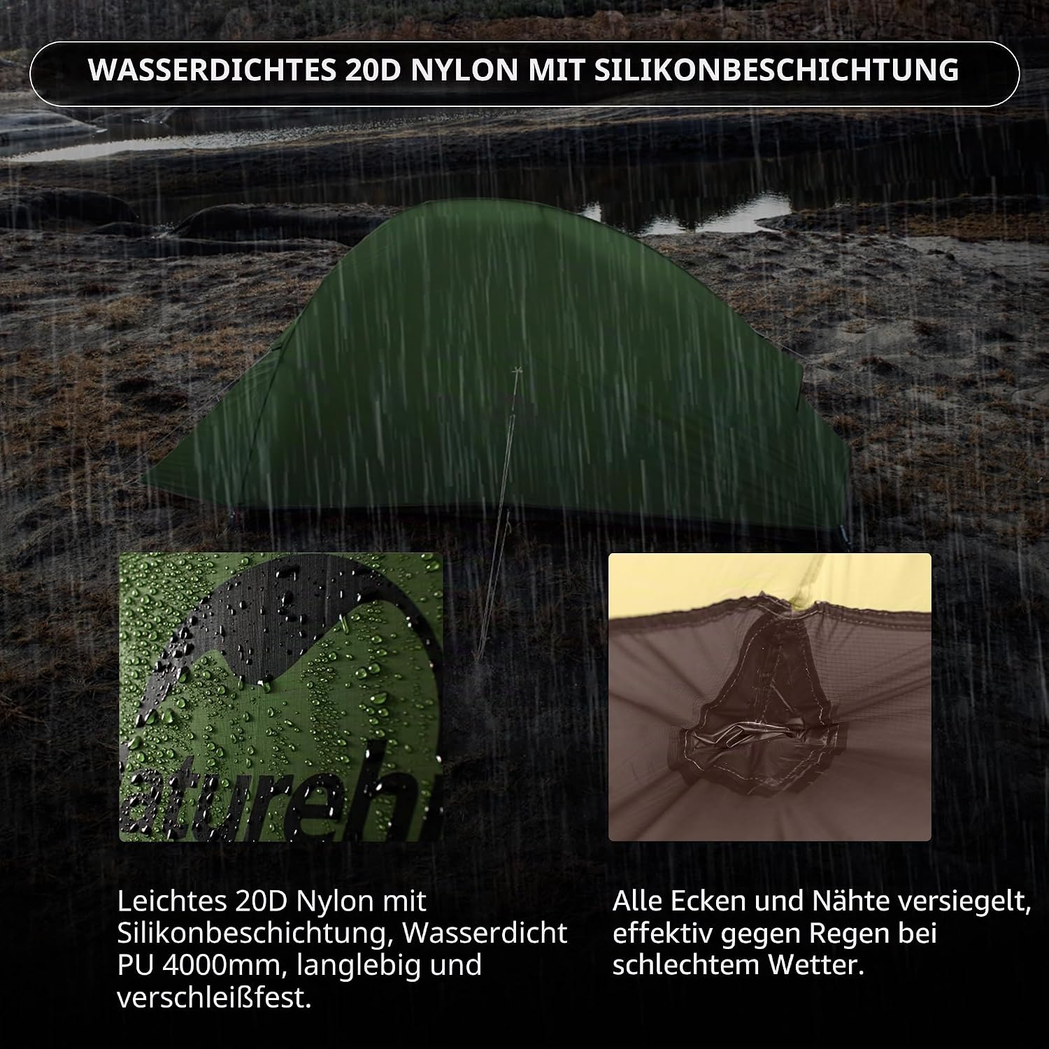 Thumbnail 5 de Naturehike Cloud up 2 ultraleichtes 2‑Personen Zelt