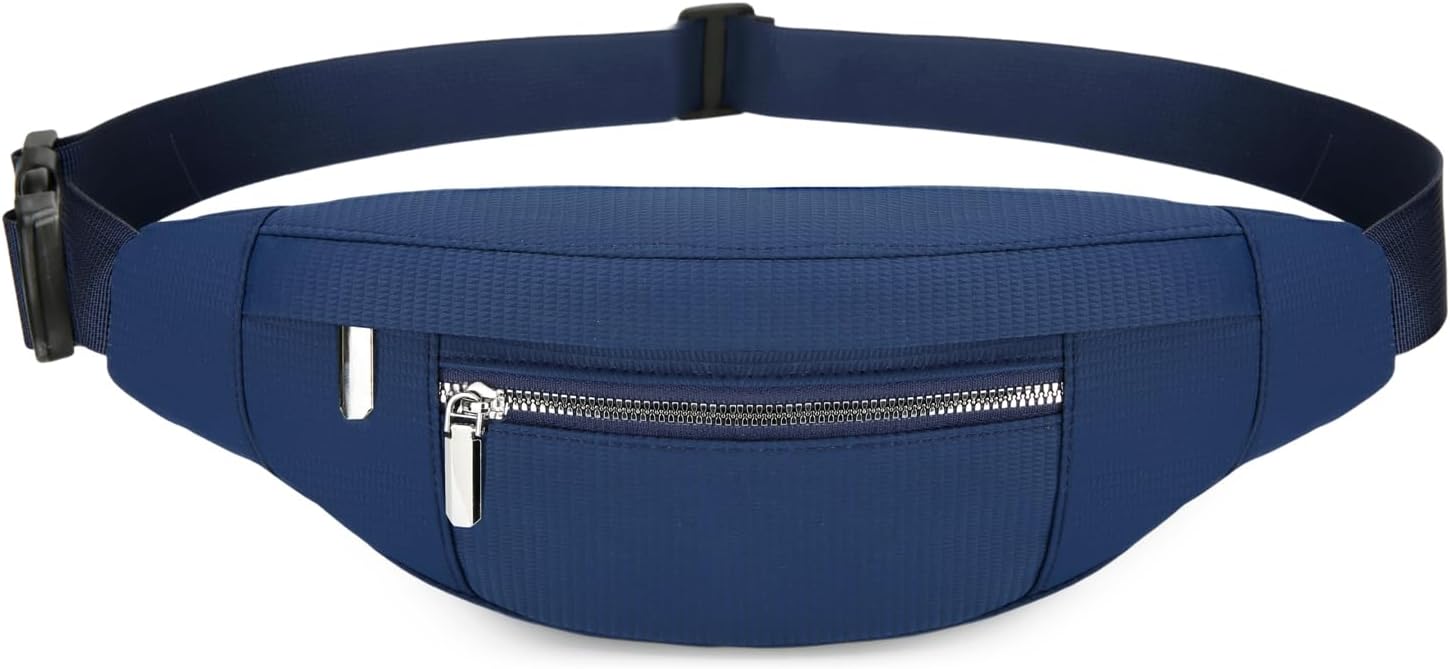 Detalle de Bauchtasche Hüfttasche Blau 32x14x6 cm