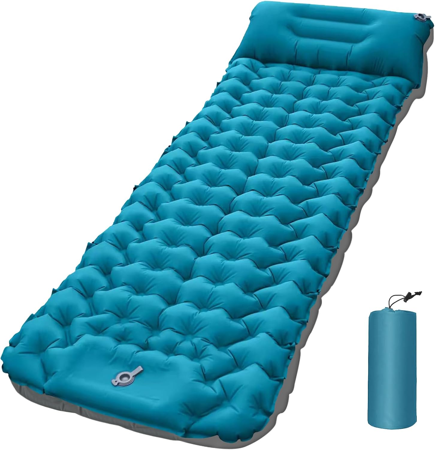 Detalle de Xndryan Camping Mat Inflatable Mattress with Built-in Foot Pump