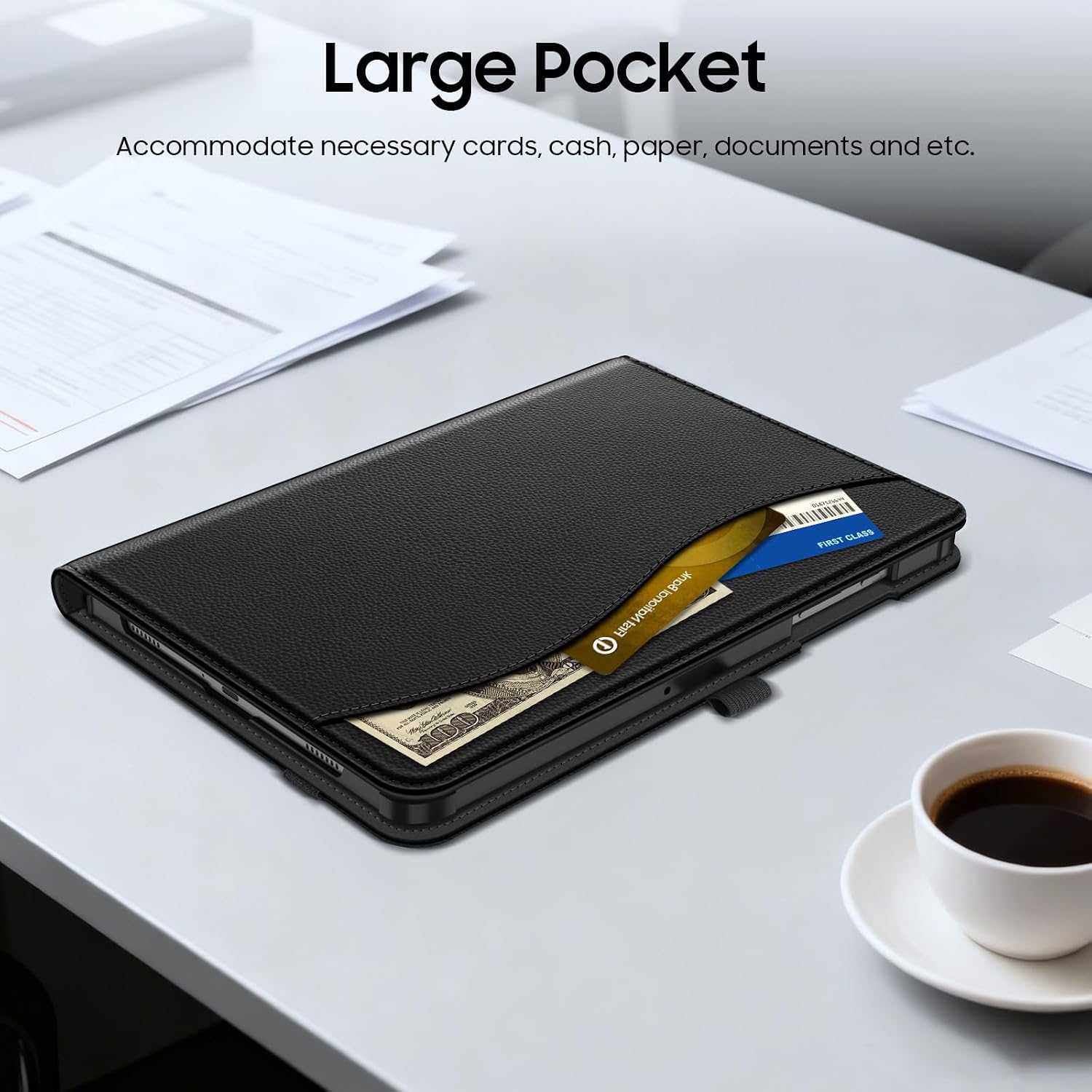 Thumbnail 4 de Fintie Case for Samsung Galaxy Tab A9 Plus 11" Multi-Angle Stand