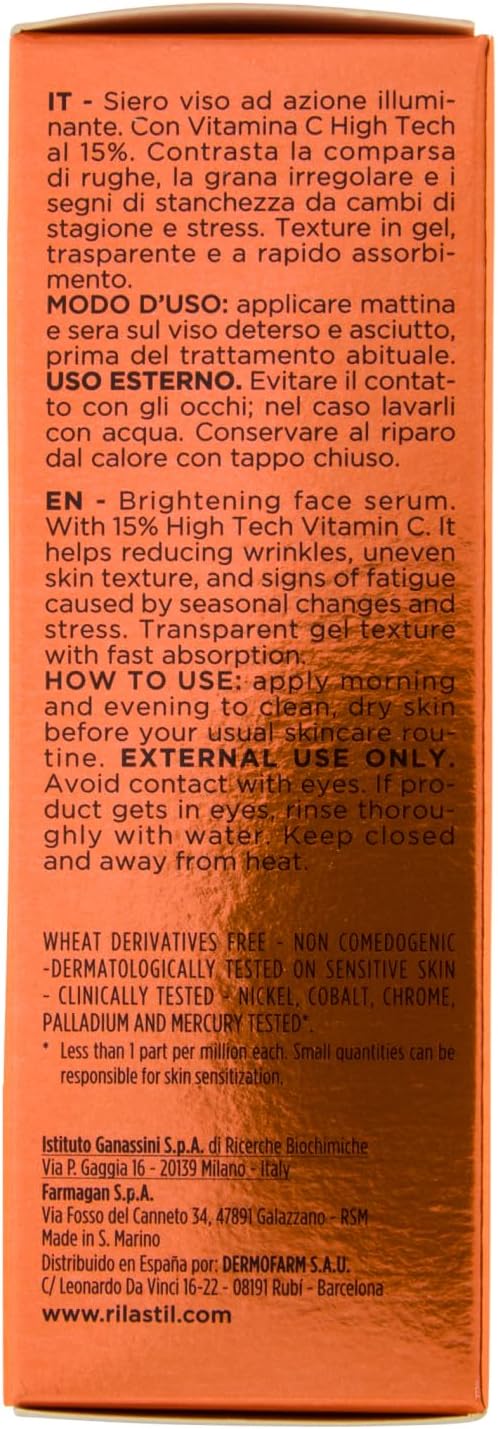 Thumbnail 4 de Rilastil Siero Viso Multirepair Intense C con Vitamina C 15% High Tech – Illuminante, 30 ml