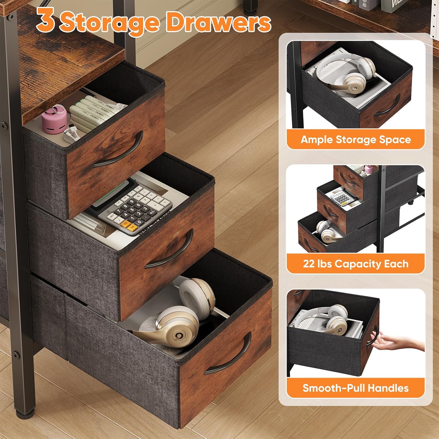 Detalle 1 de OLIXIS L-Shaped Desk 55